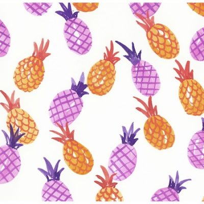orange-and-purple-pineapple-print